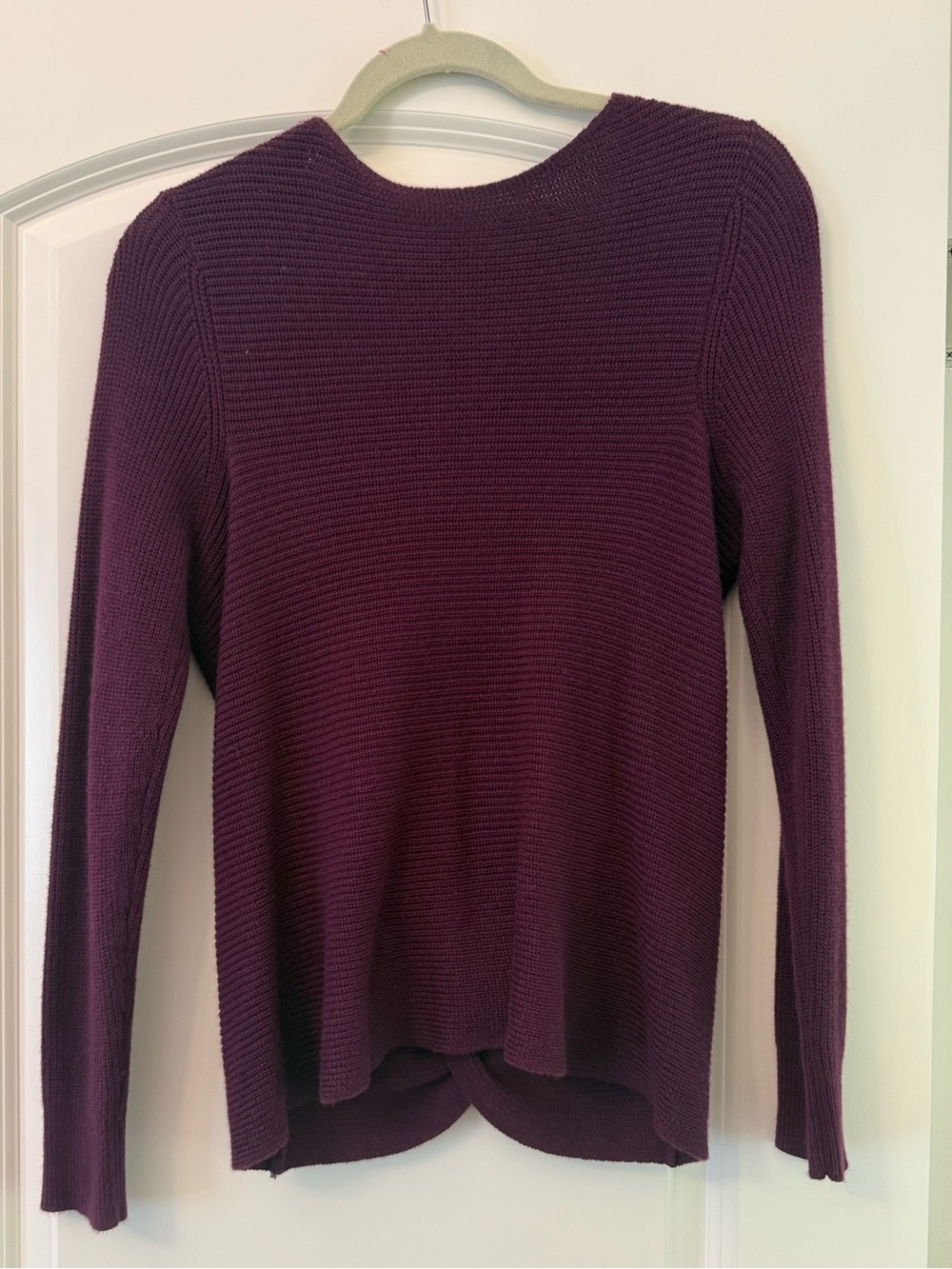 White House Black Market Ribbed Reversible Sweater